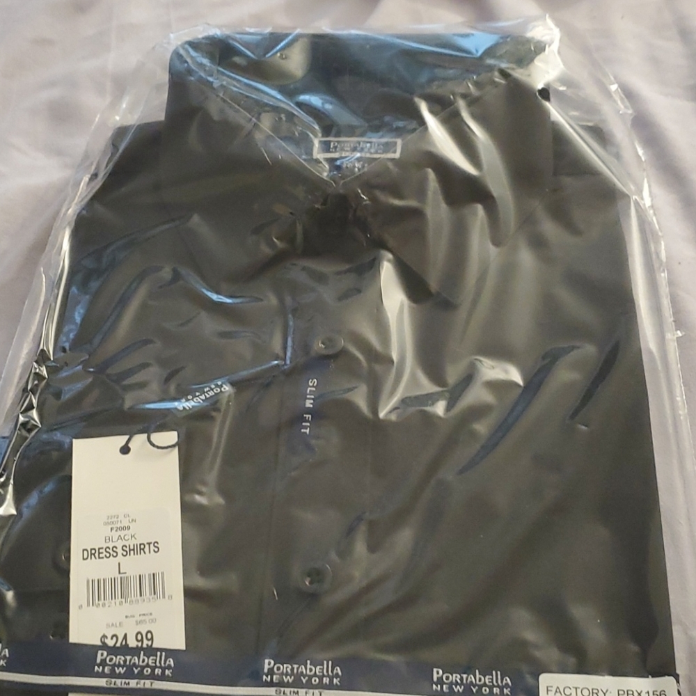 Black dress shirt